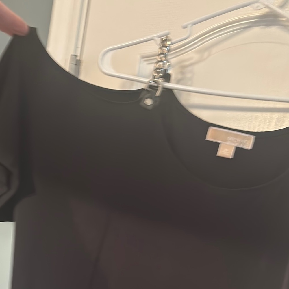 Michael Kors Black Cold Shoulder Dress Women’s XL - Picture 3 of 5